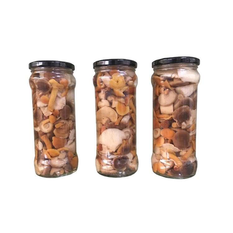 Canned Assorted Mushrooms in Brine