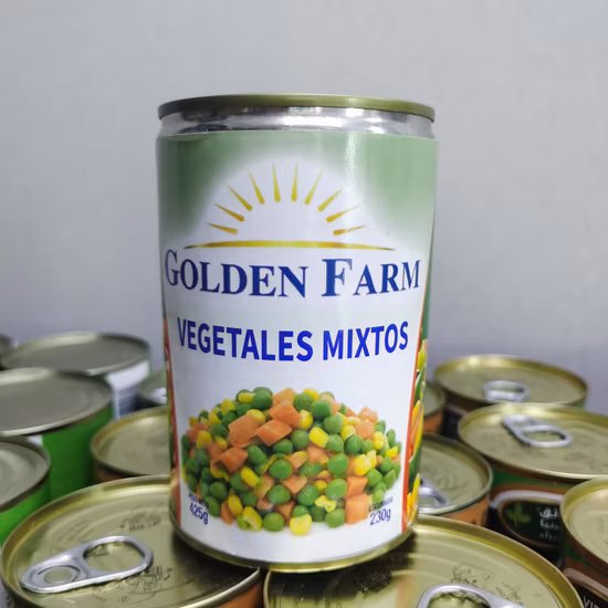 Aliments en conserve Mélange de légumes en conserve en saumure