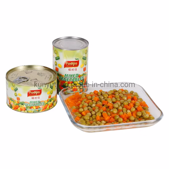 Nouvelle récolte de légumes mélangés frais Légumes mélangés en conserve à vendre